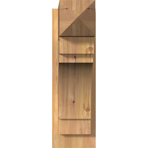 Merced Smooth Arts And Crafts Outlooker, Western Red Cedar, 7 1/2W X 20D X 24H